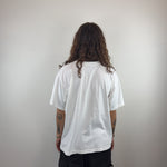 WHITE GRAPHIC TEE - LARGE