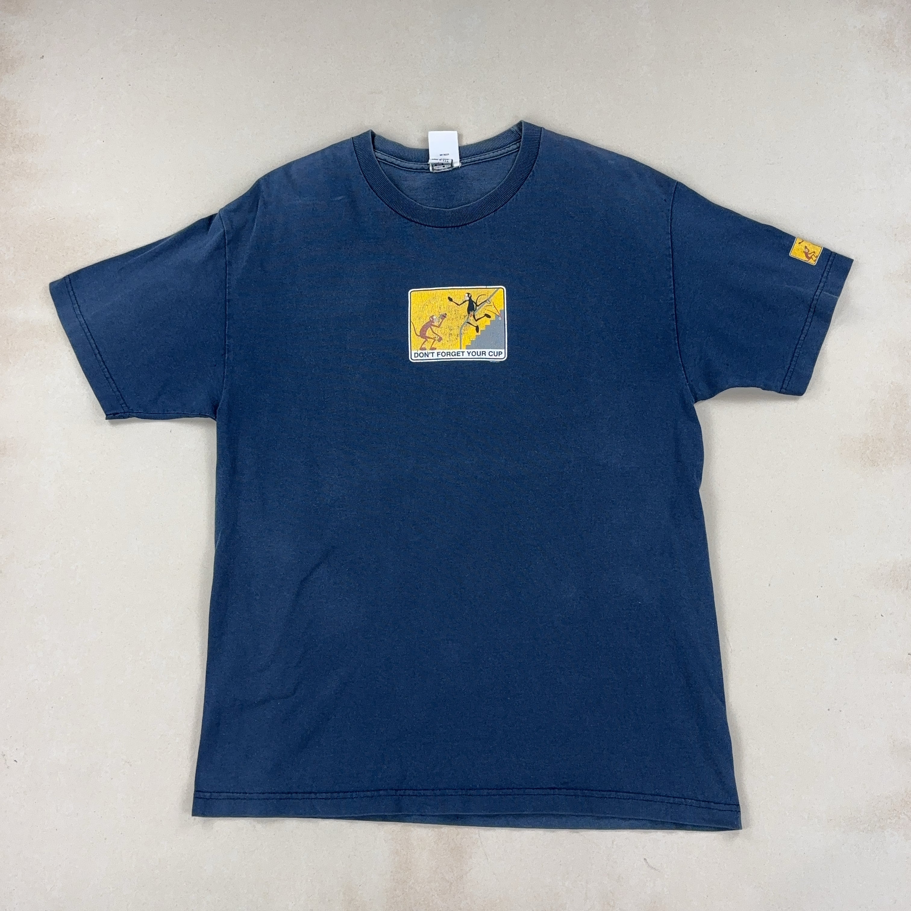 NAVY GRAPHIC TEE - LARGE