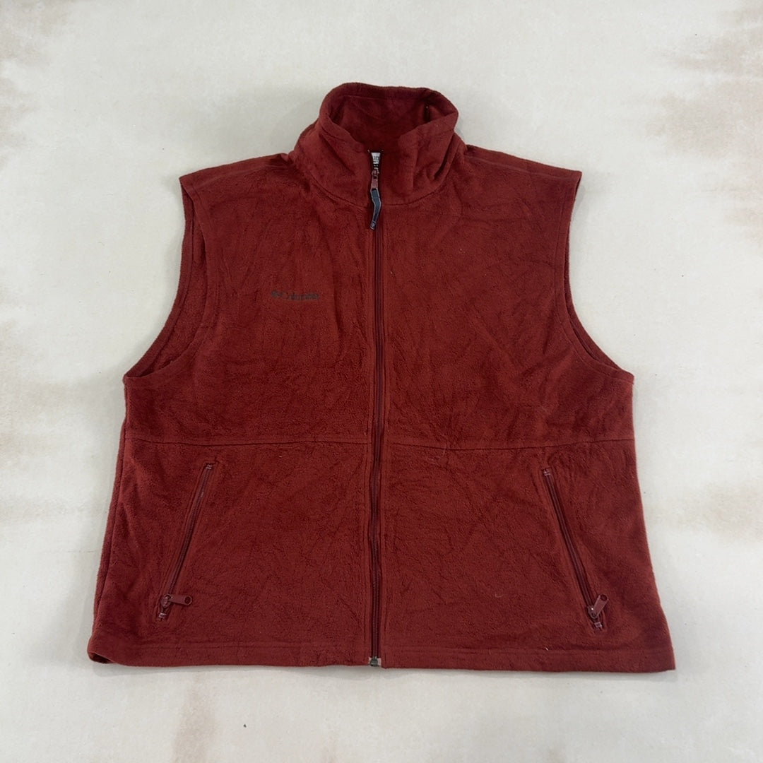 COLUMBIA BURNT ORANGE VEST - X LARGE