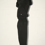 Comfy Zip Hood - Black