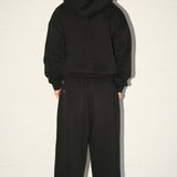 Comfy Zip Hood - Black
