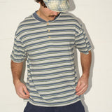 Henley Tee - Gus stripe