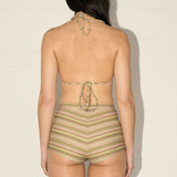 Billie Swim Shortie - Sunny Stripe