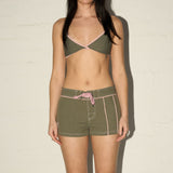 Offshore Boardshorts  - Khaki/Pink