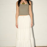 Tilly Maxi Skirt - White