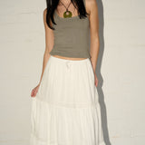 Tilly Maxi Skirt - White