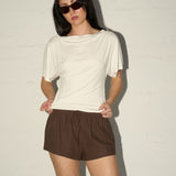 Easy Beach Shorts - Carob