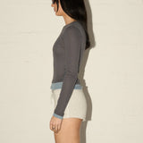 Contrast Layer LS Top - Gunpowder
