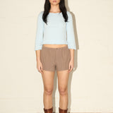 Saskia Shorts - Peppercorn