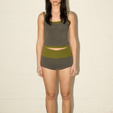 Layer Singlet - Ash/Green