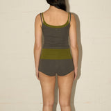Layer Singlet - Ash/Green
