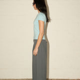 Refine V Neck - Soda Blue