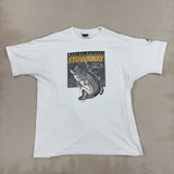 GRAPHIC WHITE TEE - LARGE