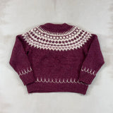 MAROON KNIT - LARGE