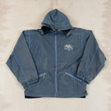 QUIKSILVER GREY JACKET - LARGE