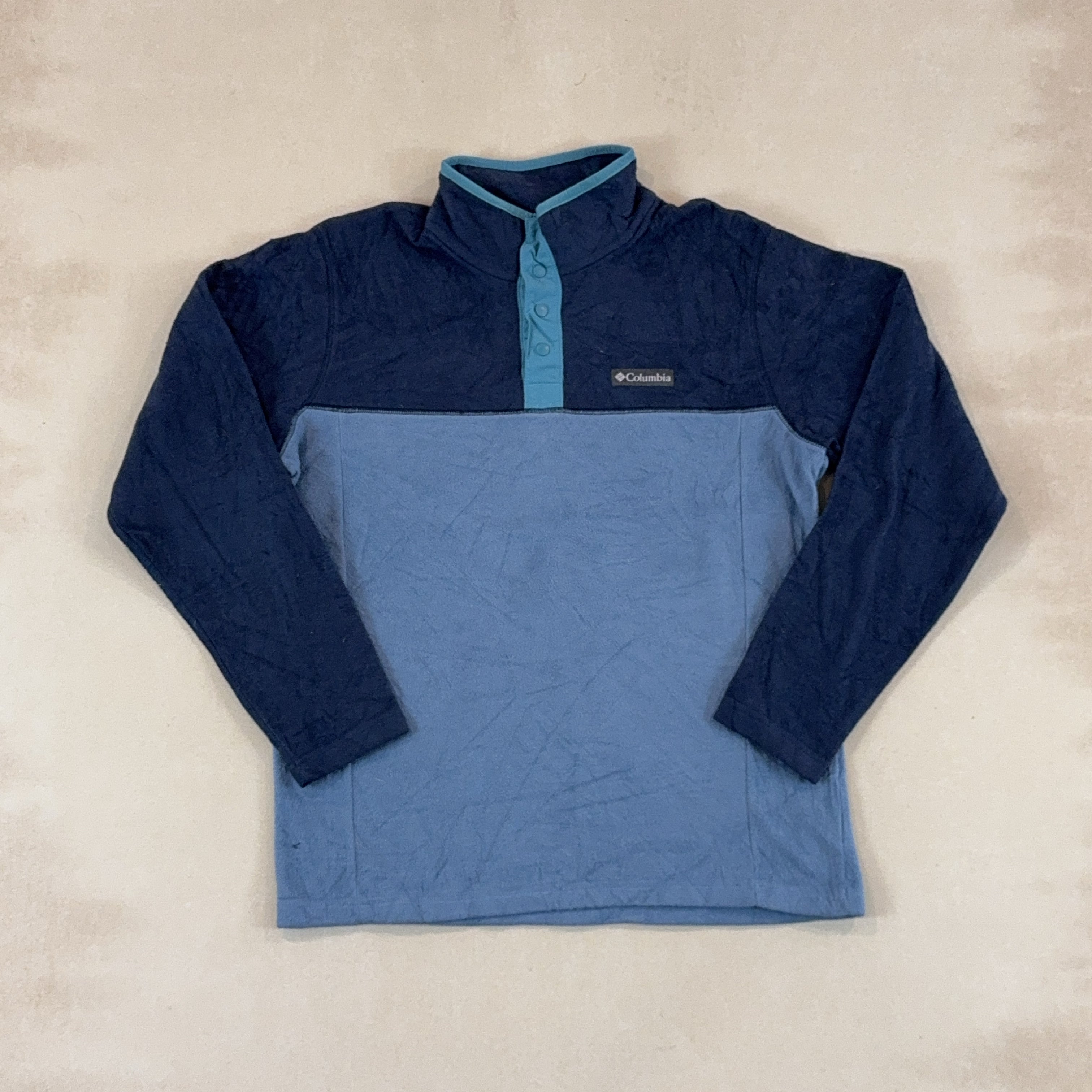 COLUMBIA BUTTON COLLAR FLEECE - MEDIUM