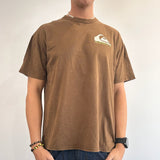 BROWN QUIKSILVER TSHIRT