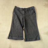 DARK STRIPED CAPRIS - MEDIUM