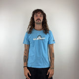 SKY BLUE QUIKSILVER TEE - SMALL