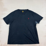 POLO RALPH LAUREN BLACK TEE - X LARGE