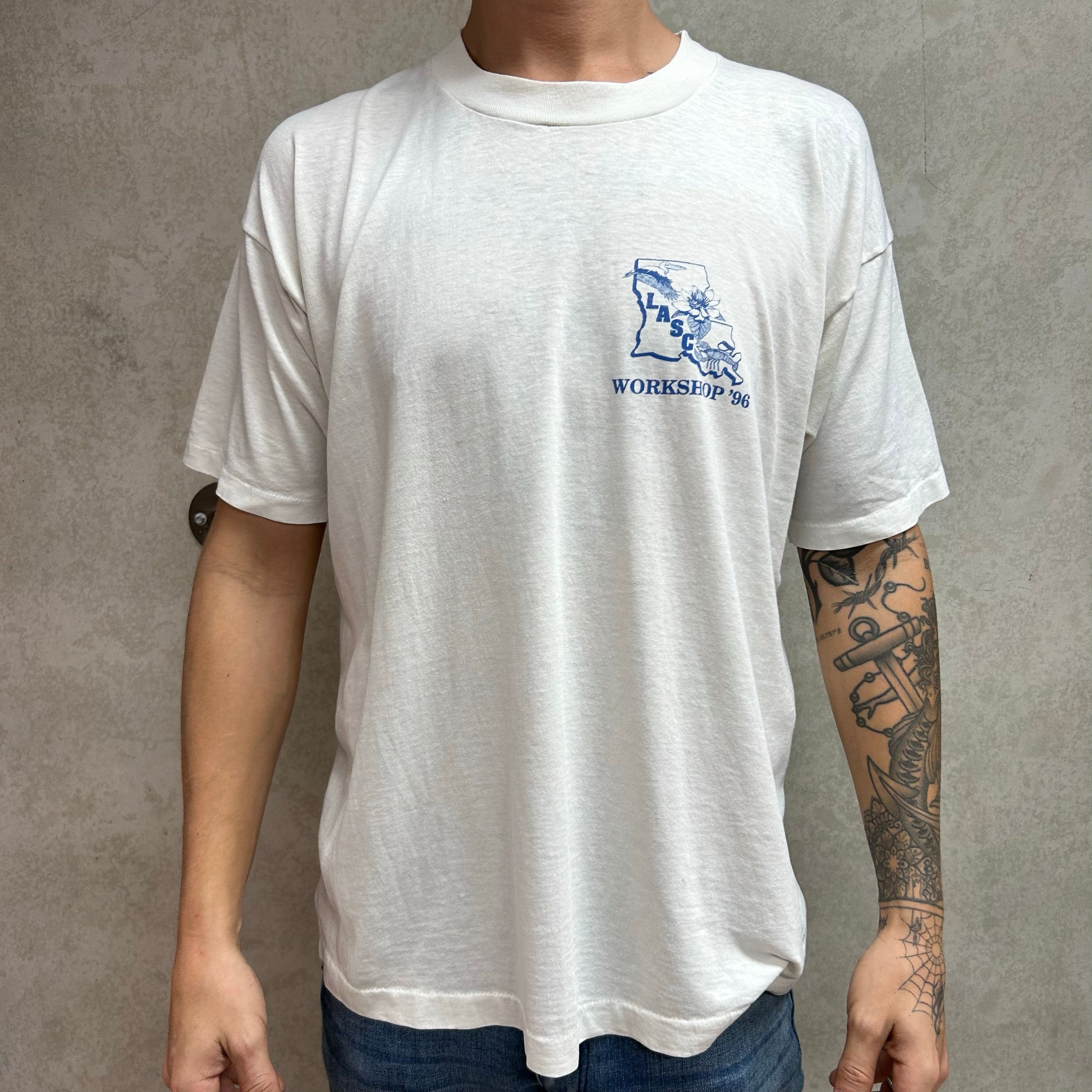 MERRIWAYS EMBROIDERY SCREENING INC. TEE - LARGE