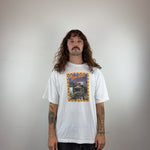 GRAPHIC WHITE TEE - LARGE