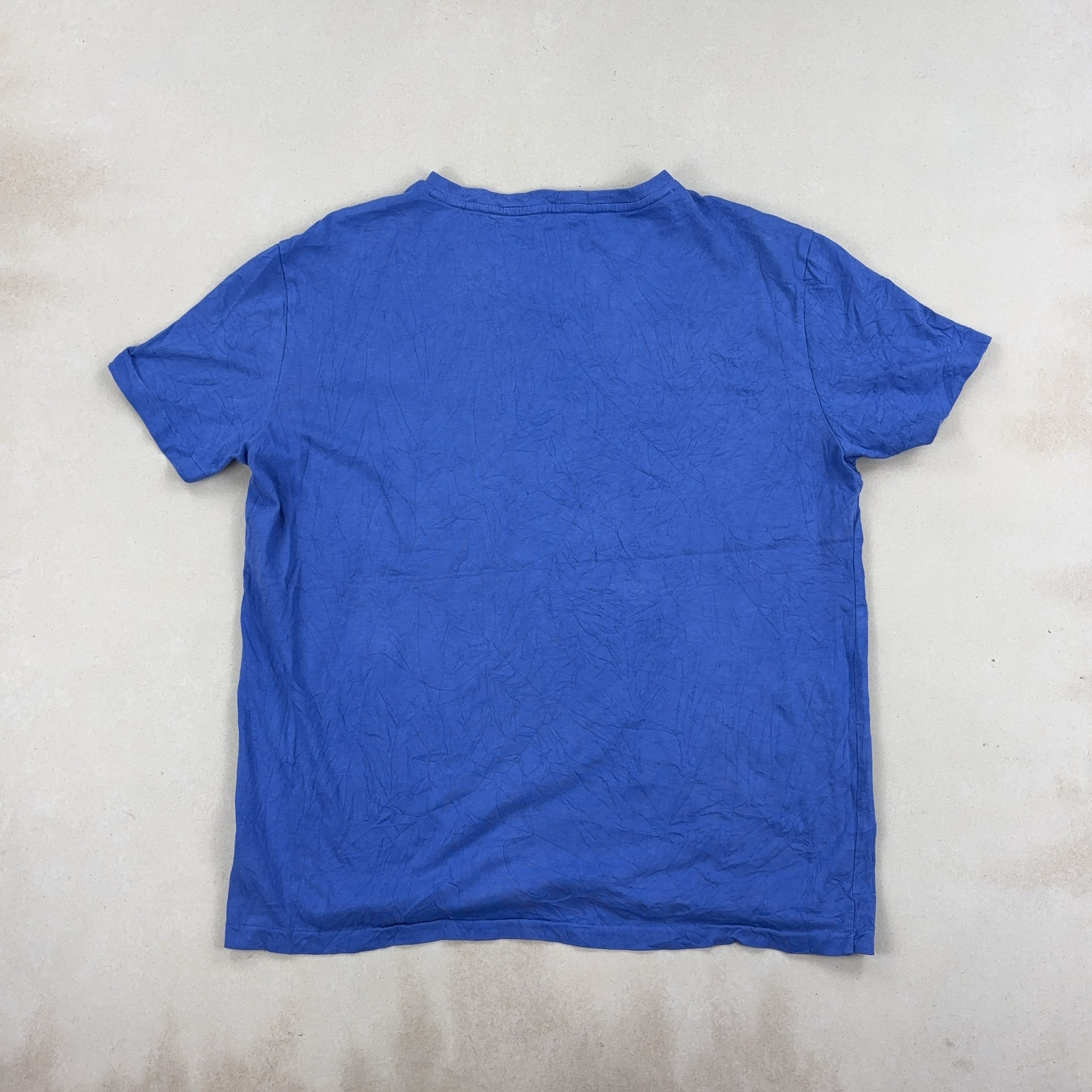 RALPH LAUREN BLUE TEE - MEDIUM