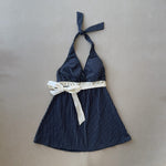 PINSTRIPE TANKINI - SMALL