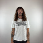 WHITE QUIKSILVER TEE - MEDIUM