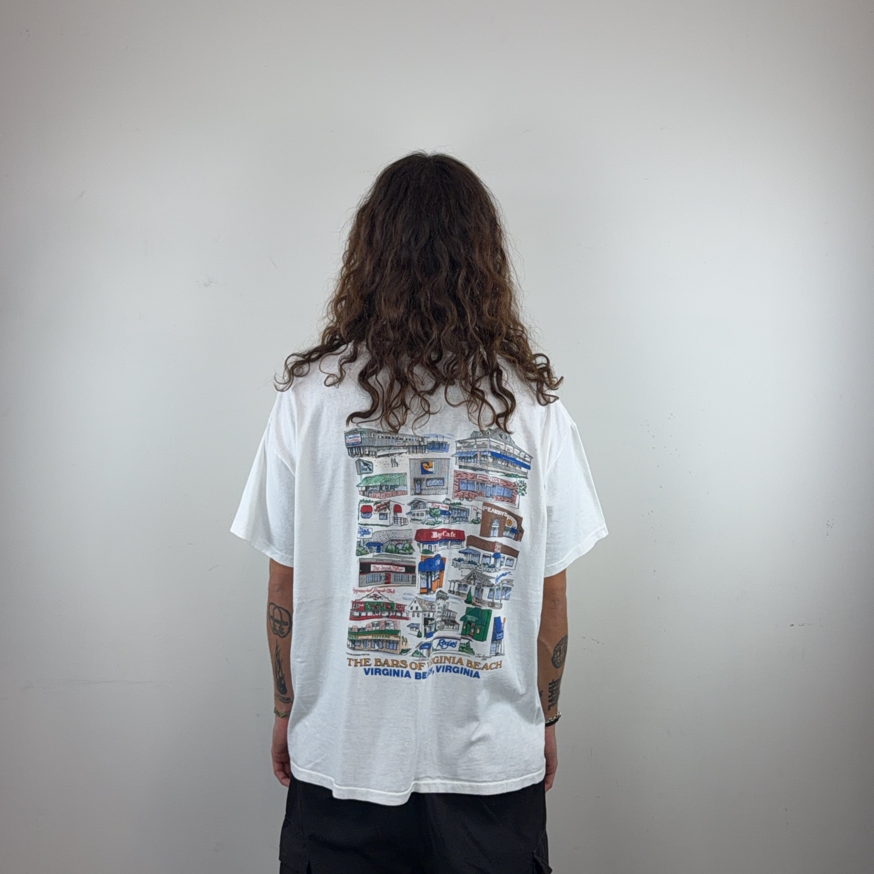 THE BARS OF VIRGINIA BEACH TEE - LARGE