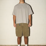 Chopped Peached Tee - Storm