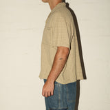 Big Short Sleeve Shirt - Dune Check