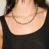 Earth Necklace - Wooden Beads