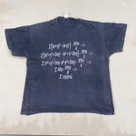 GRAPHIC NAVY BLUE TEE - MEDIUM