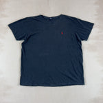 POLO RALPH LAUREN BLACK TEE - X LARGE