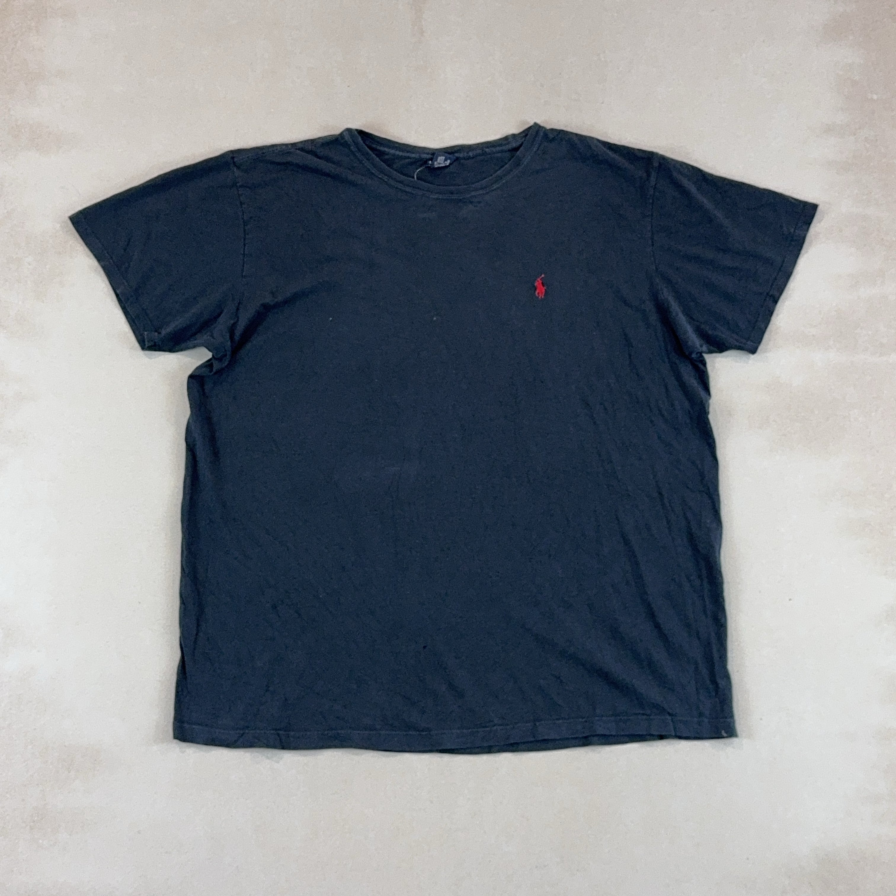 POLO RALPH LAUREN BLACK TEE - X LARGE