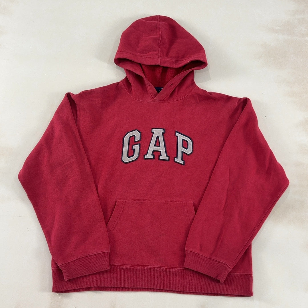 GAP RED HOODIE - LARGE