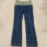 ZIP LEG JEANS - LARGE