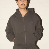 Comfy Zip Hood - Flint