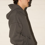 Comfy Zip Hood - Flint