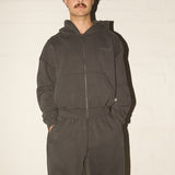 Comfy Zip Hood - Flint