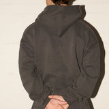 Comfy Zip Hood - Flint