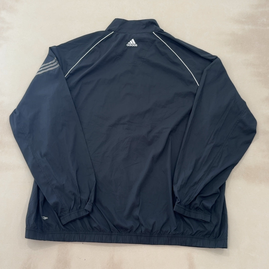 ADIDAS BLACK JACKET - 3X LARGE