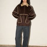 Crater Reversible Jacket - Dark Choc