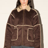 Crater Reversible Jacket - Dark Choc