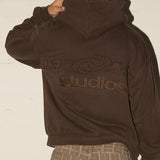 Premium Street Hoodie - Kookaburra Brown