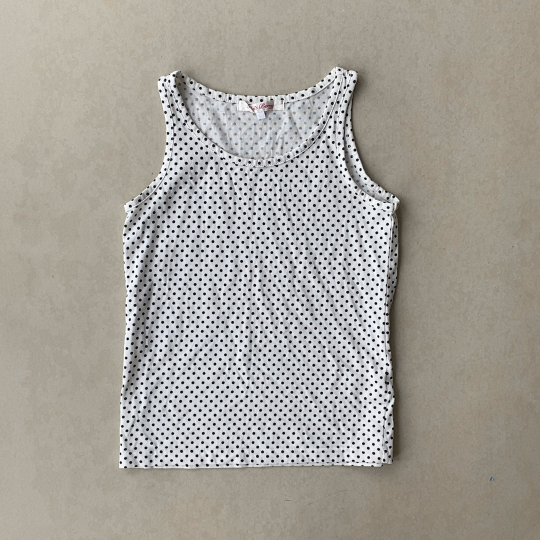 POLKA DOT SINGLET - MEDIUM