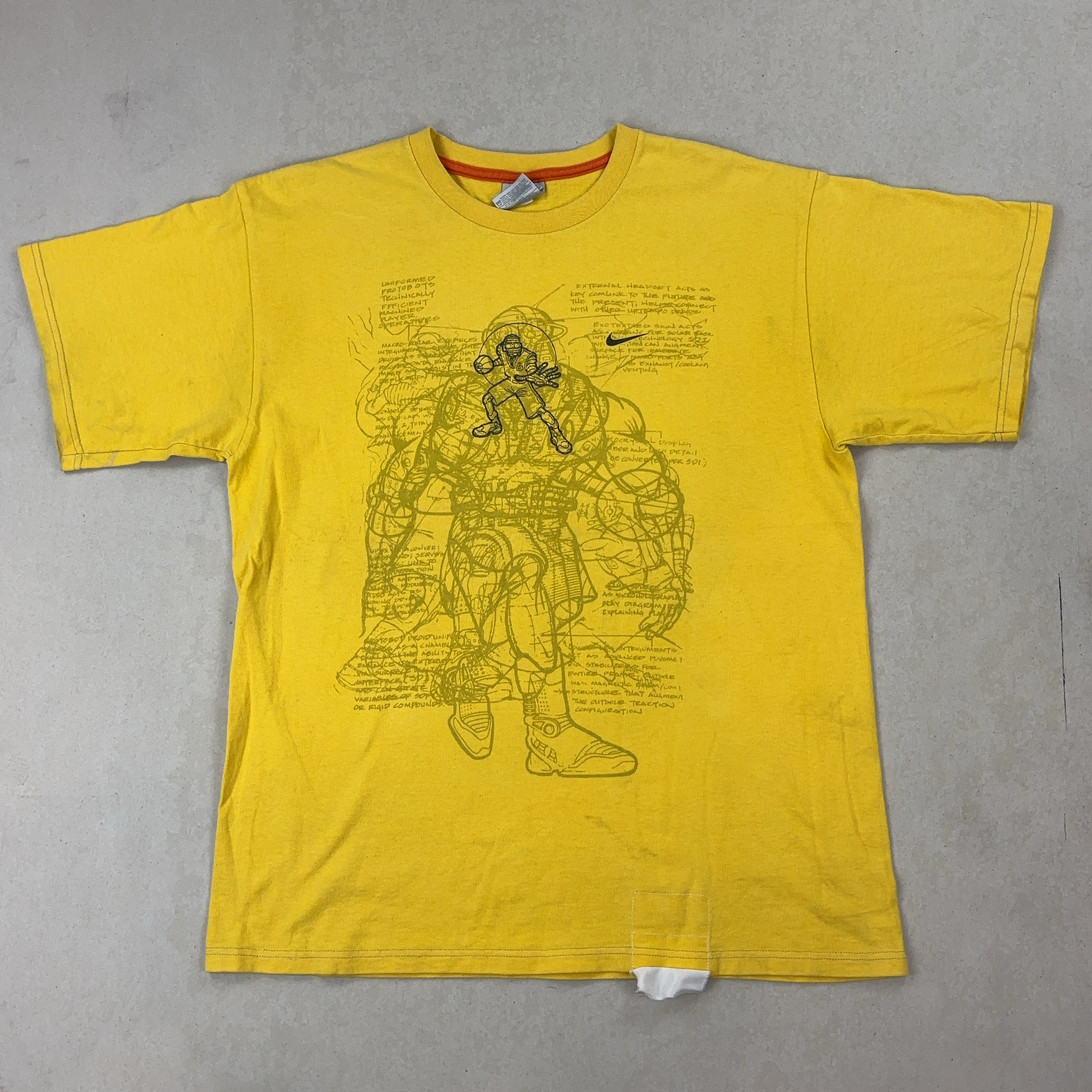 NIKE YELLOW TEE - LARGE