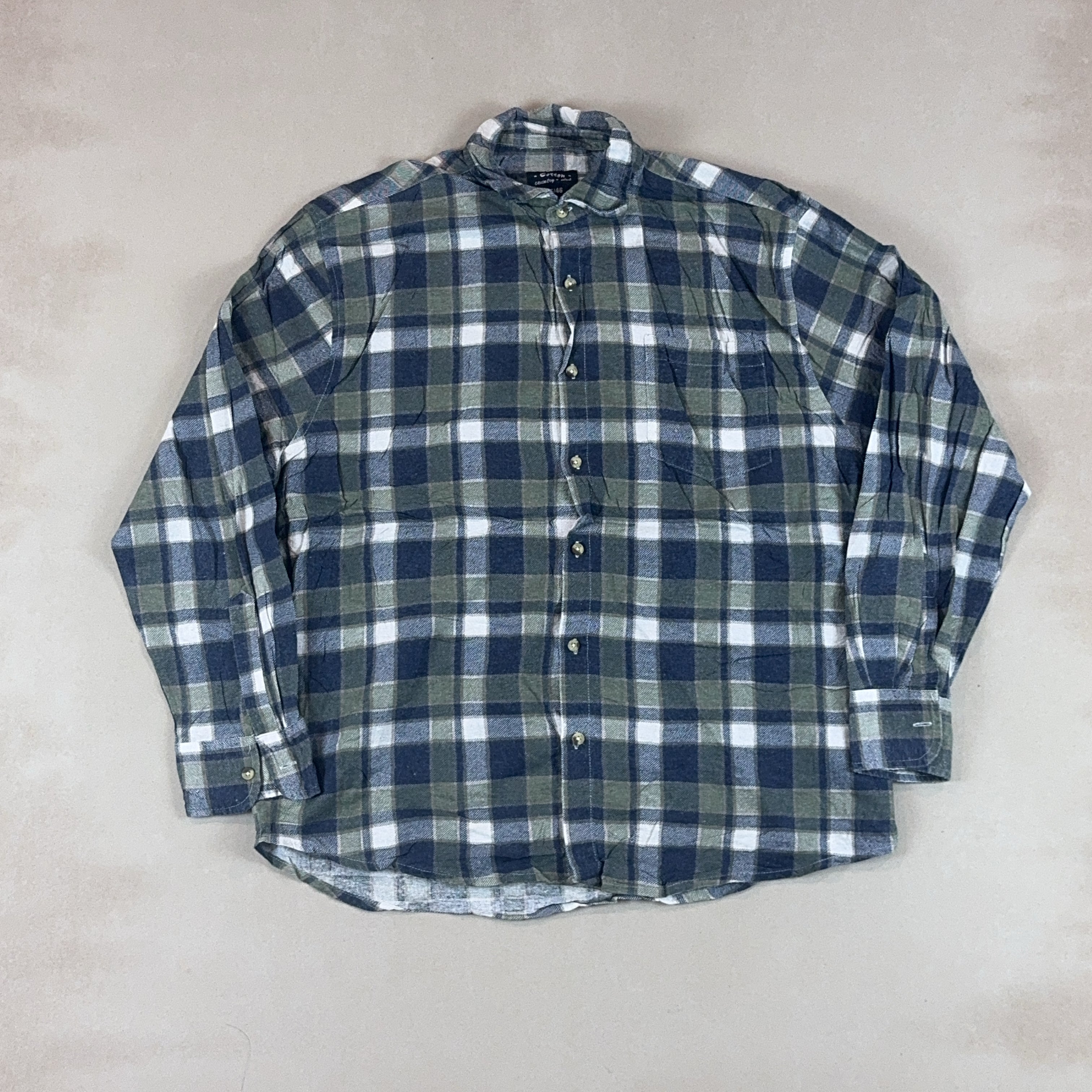 COTTON COUNTRY CLUB SHIRT - LARGE