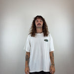 WHITE GRAPHIC TEE - LARGE